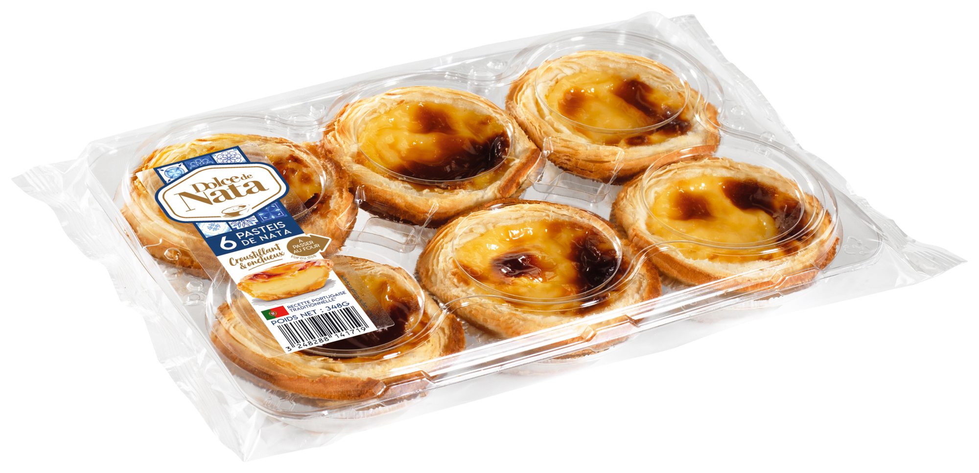  6 pastéis de nata code EAN 3614707078513 