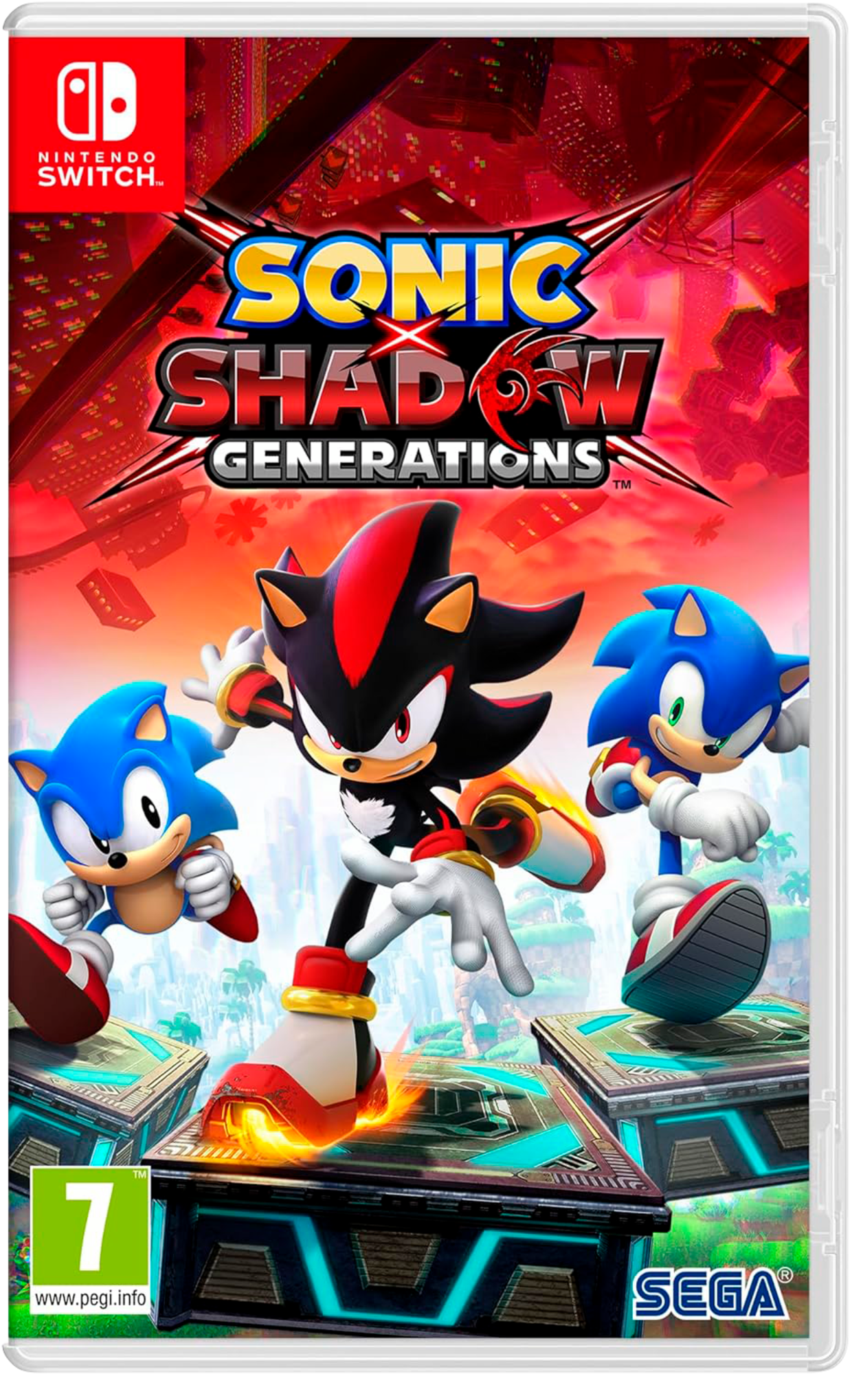  SONIC X SHADOW GENERATIONS SWITCH code EAN 3614707528636 