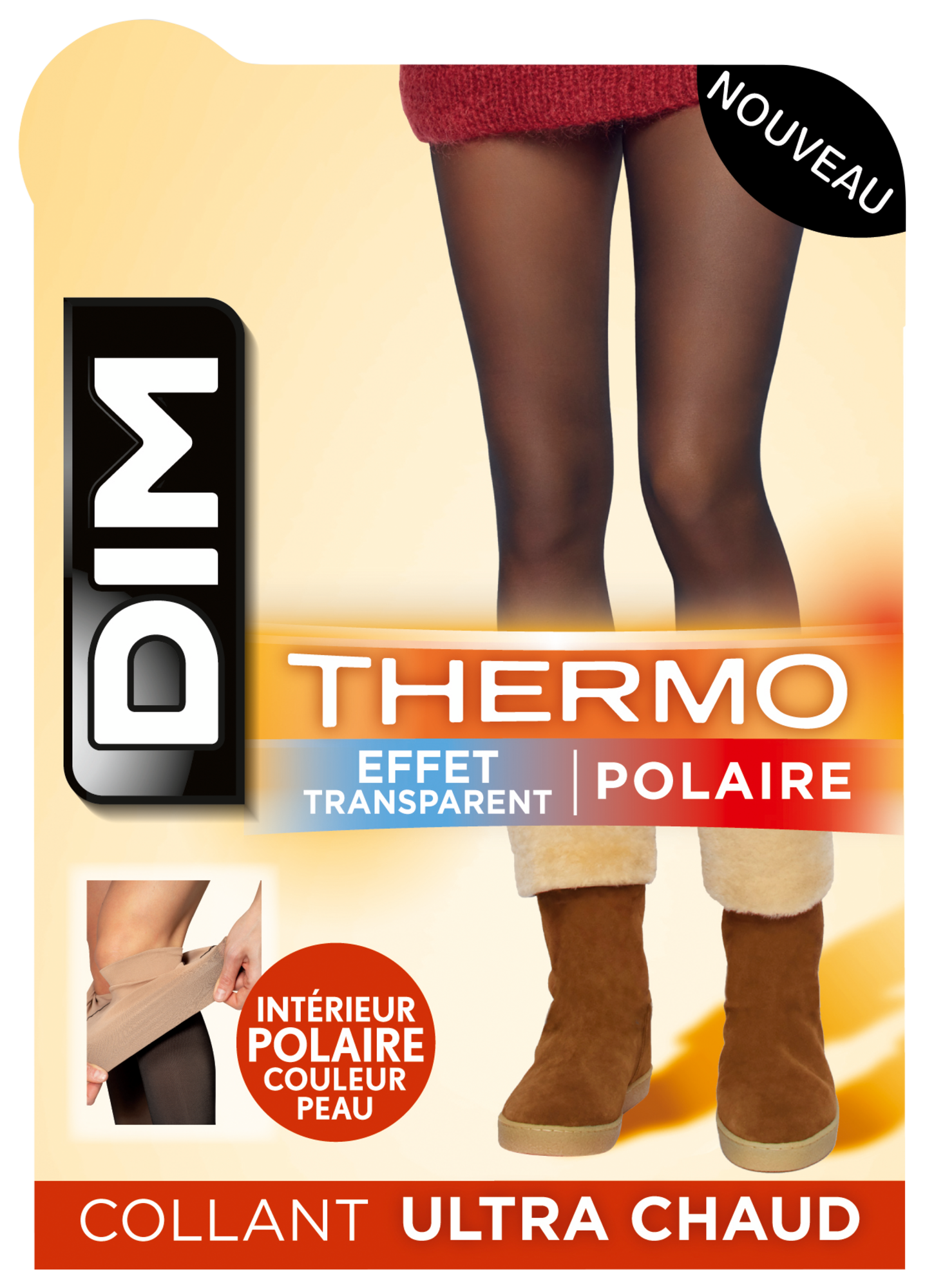 DIM COLLANT CHAUD TRANSPARENT POLAIRE  code EAN 3614707677310 