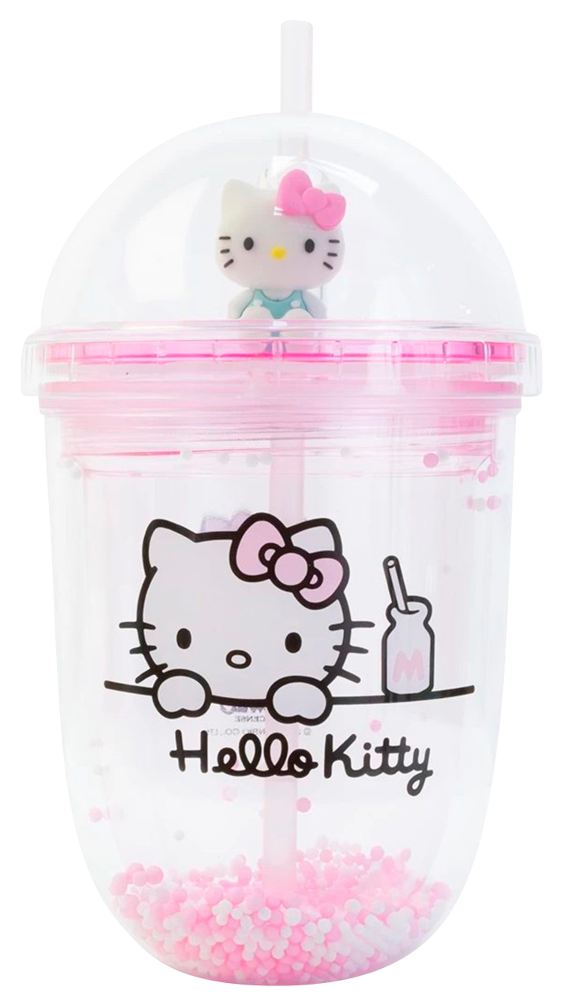  SÉLECTION DE GOBELETS AVEC PAILLE HELLO KITTY code EAN 3614707949905 