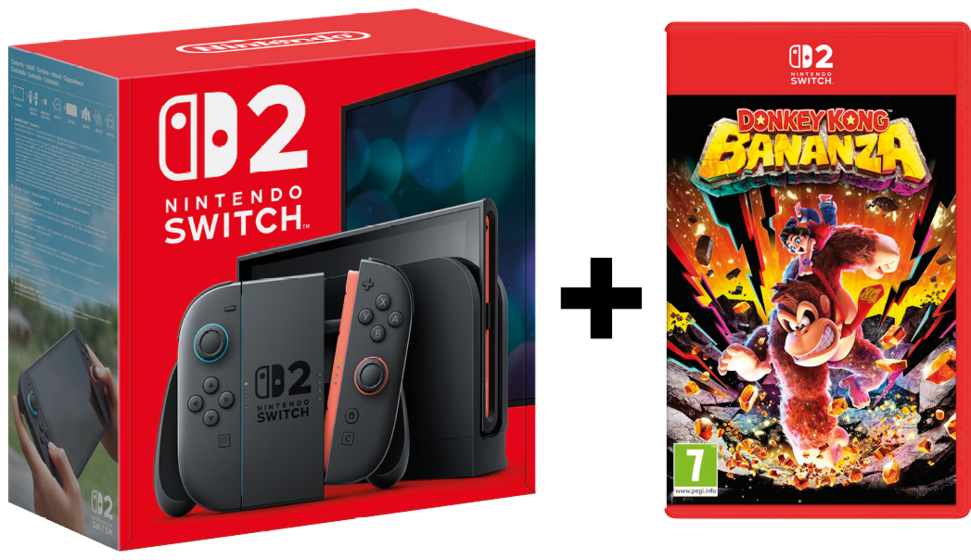  CONSOLE NINTENDO SWITCH 2 + DONKEY KONG BANANZA code EAN 3614707949950 