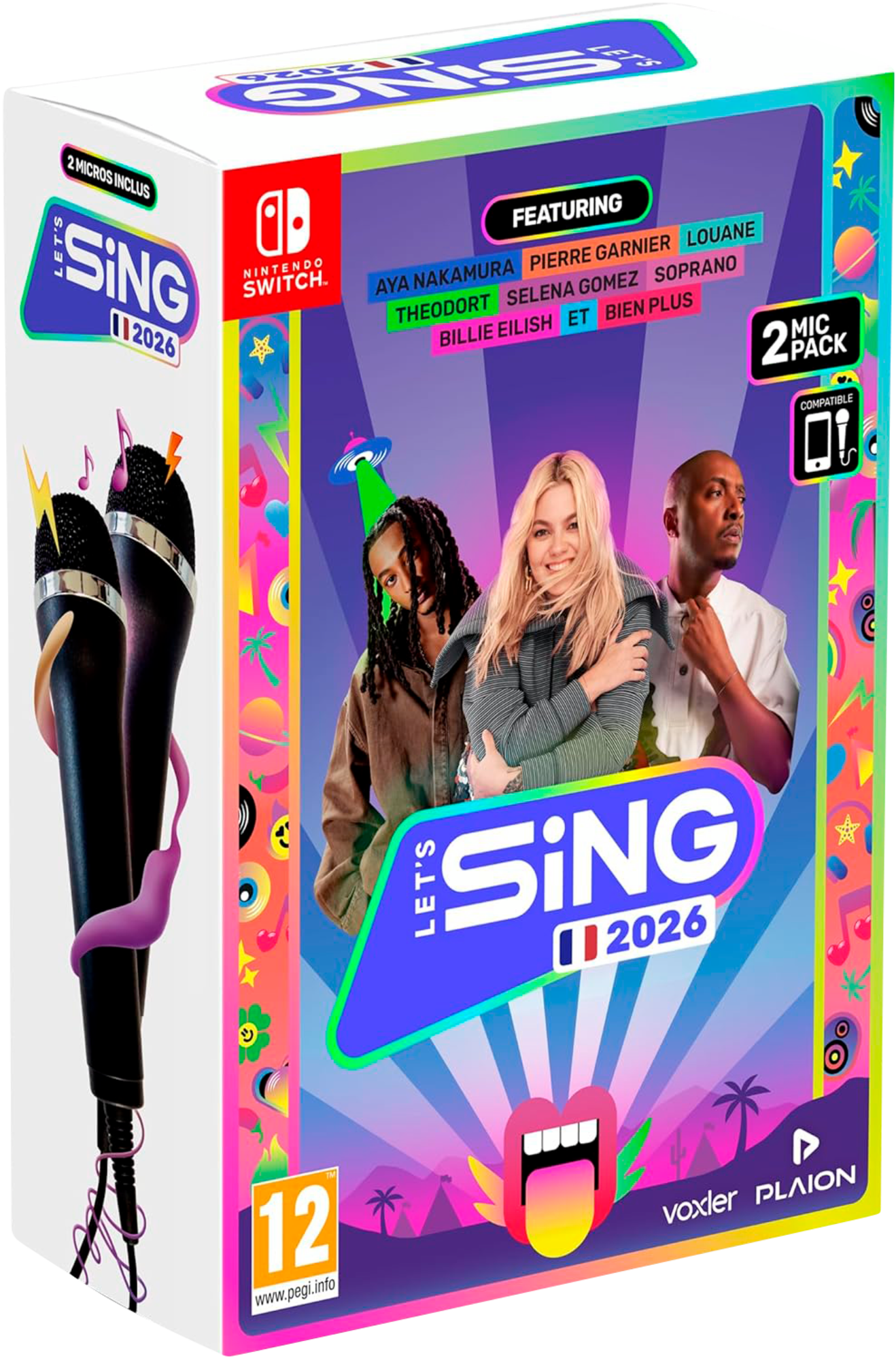  LET'S SING 2026 : 2 MICROS SWITCH code EAN 3614707950222 