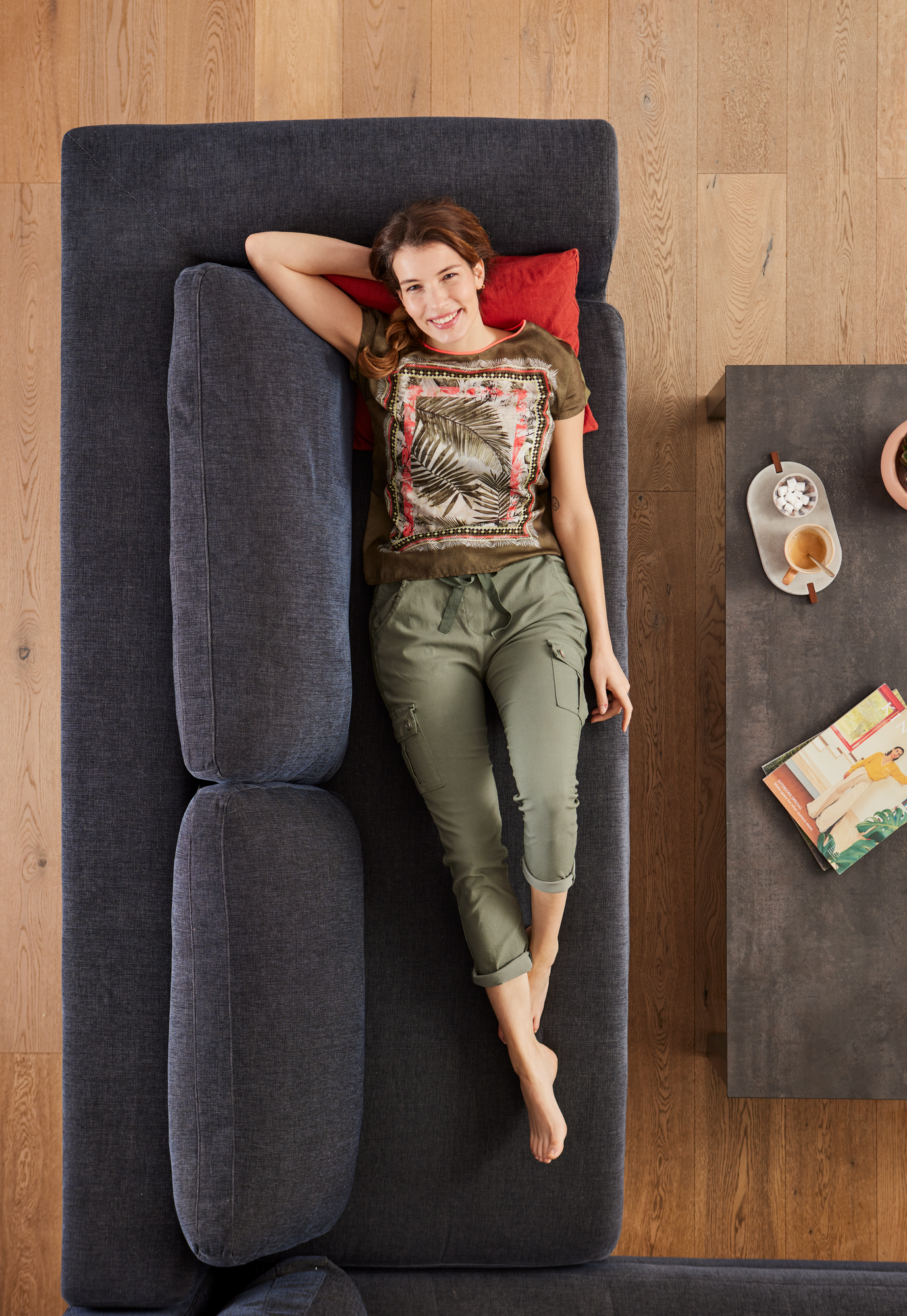 PANTALON TOILE FEMME