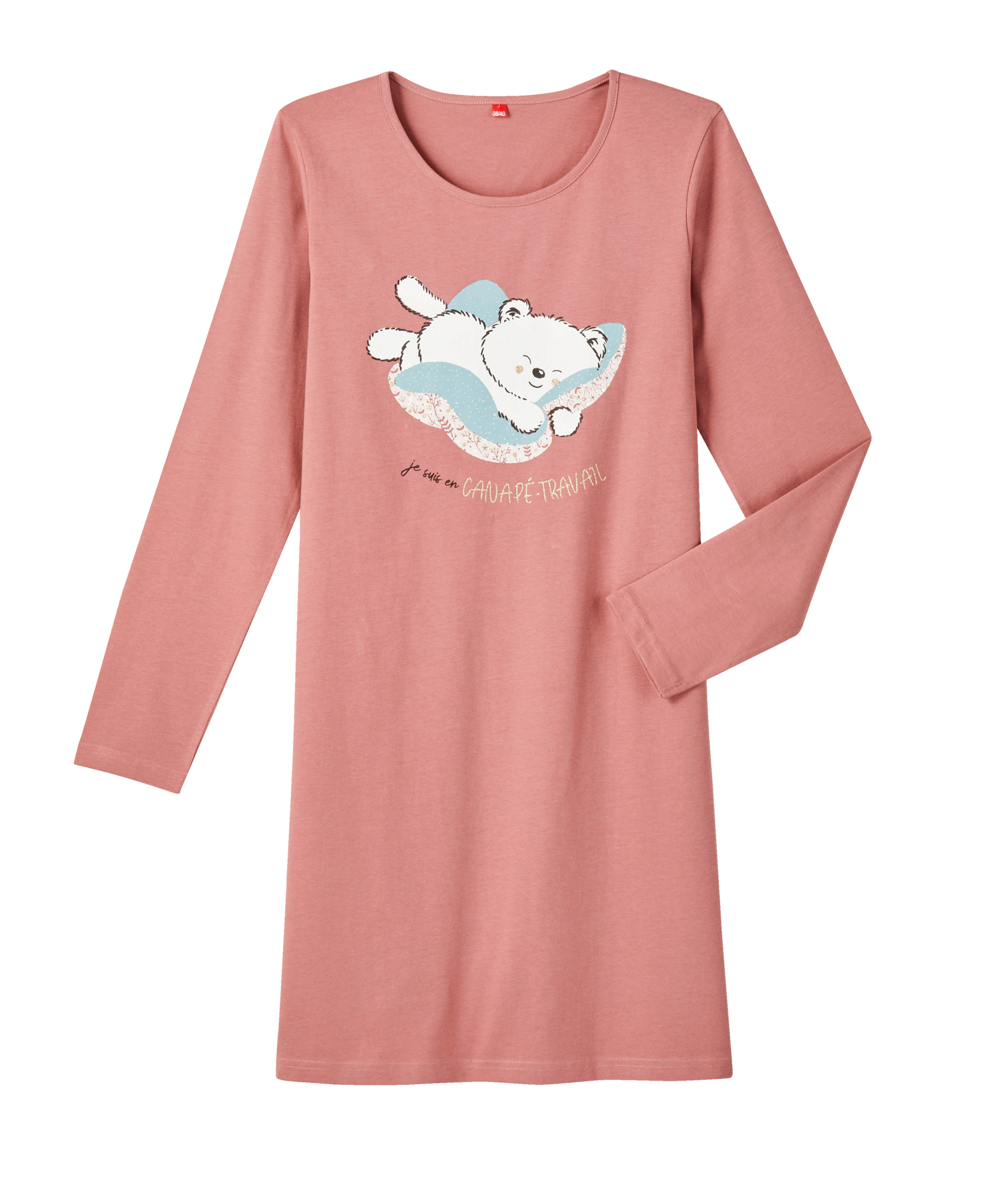 TISSAIA BIG T-SHIRT NUIT FEMME BIO code EAN 3614709425490 