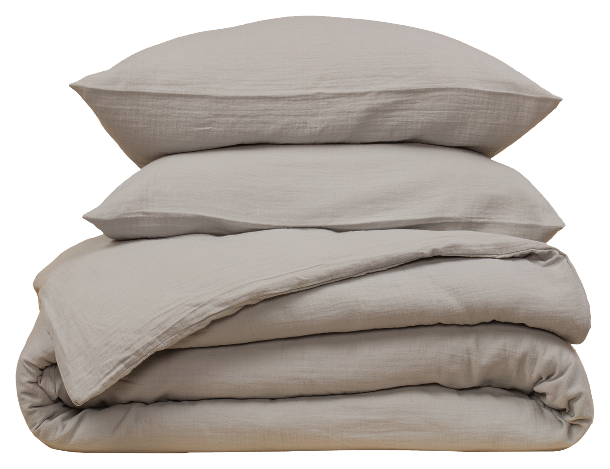 TISSAIA PARURE HOUSSE DE COUETTE EN GAZE DE COTON 240X220 CM + 2 TAIES D'OREILLER 63X63 CM code EAN 3614709846165 