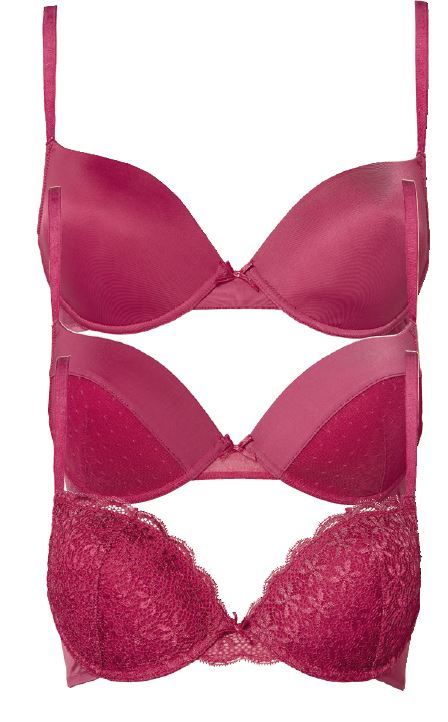 LOT DE 3 SOUTIENS-GORGE COQUES 