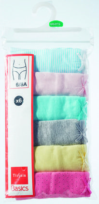 LOT DE 3 BOXERS GARÇON OU 6 CULOTTES FILLE