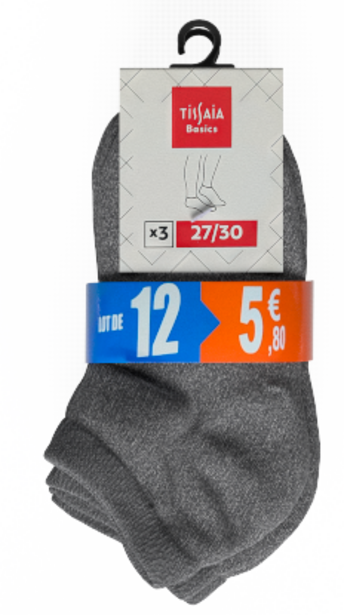 LOT DE 12 PAIRES DE CHAUSSETTES GARCON OU FILLE