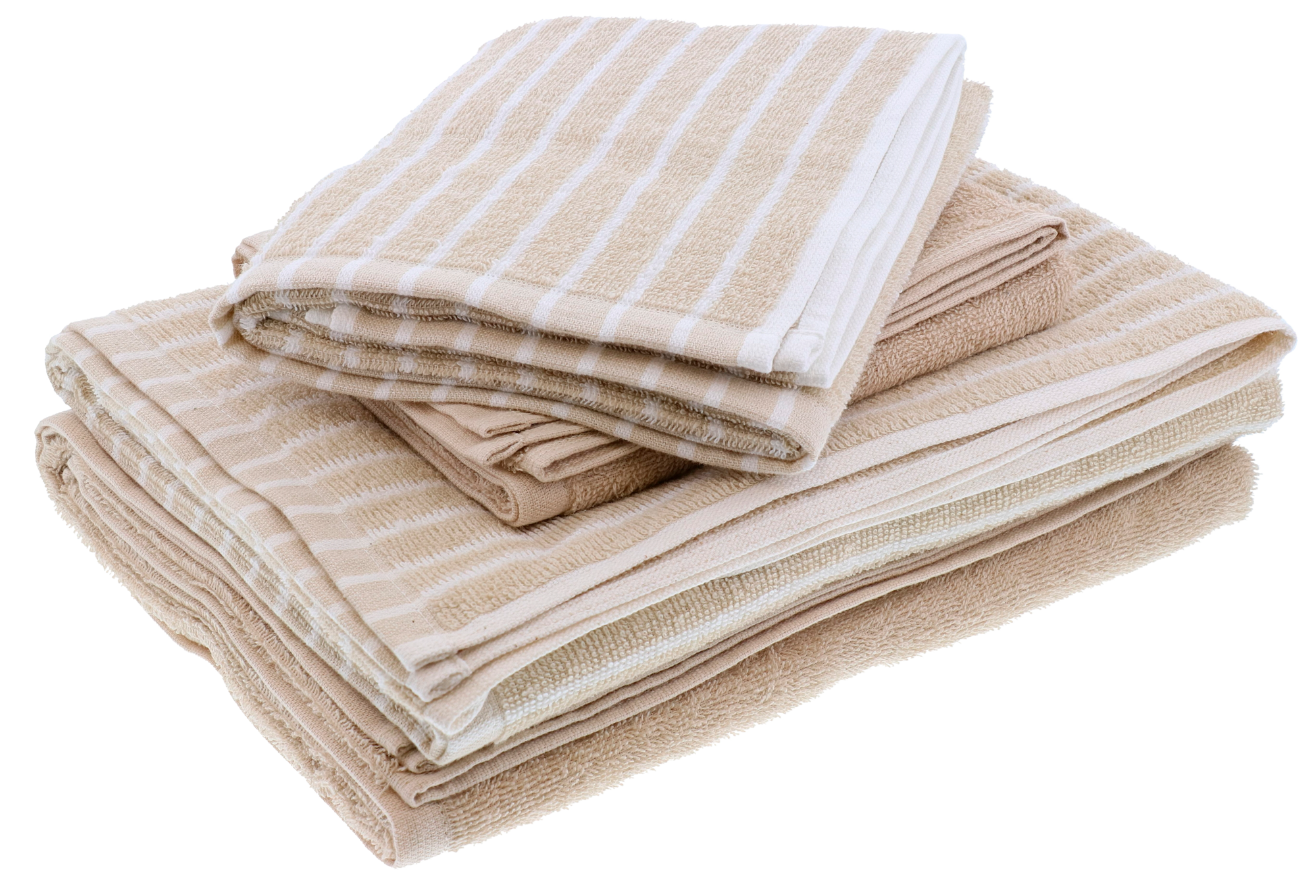 ECO+ LOT DE 2 SERVIETTES 50X80 CM + 2 DRAPS DE DOUCHE 70X120 CM code EAN 3614907783224 