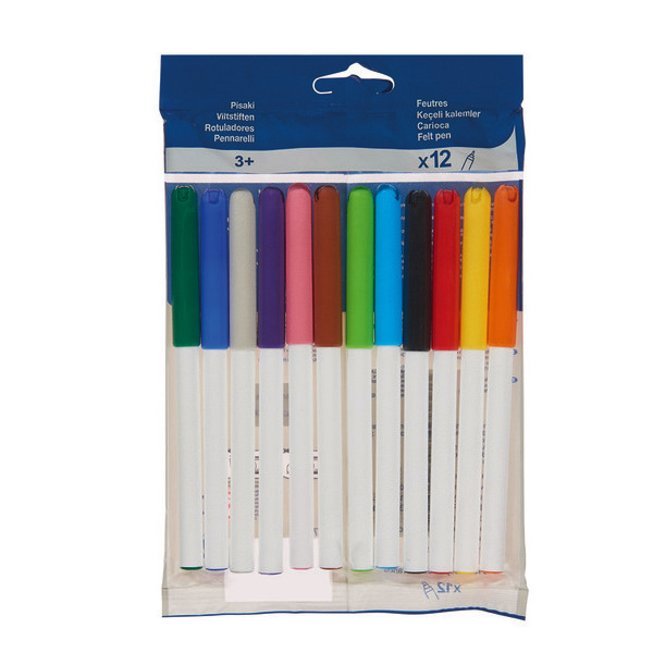 12 feutres de coloriage