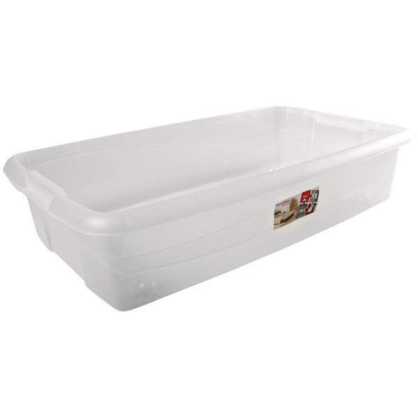 Dessous de lit 43 L transparent