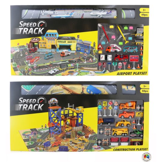 SPEED TRACK Aéroport ou Set de construction 60 ...