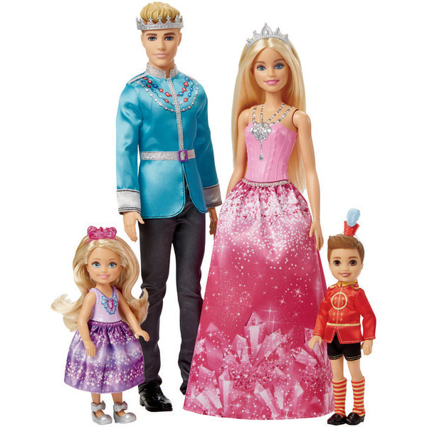 barbie-dreamtopia Coffret de 4 poupées Dreamtopia code EAN 3615004833102 