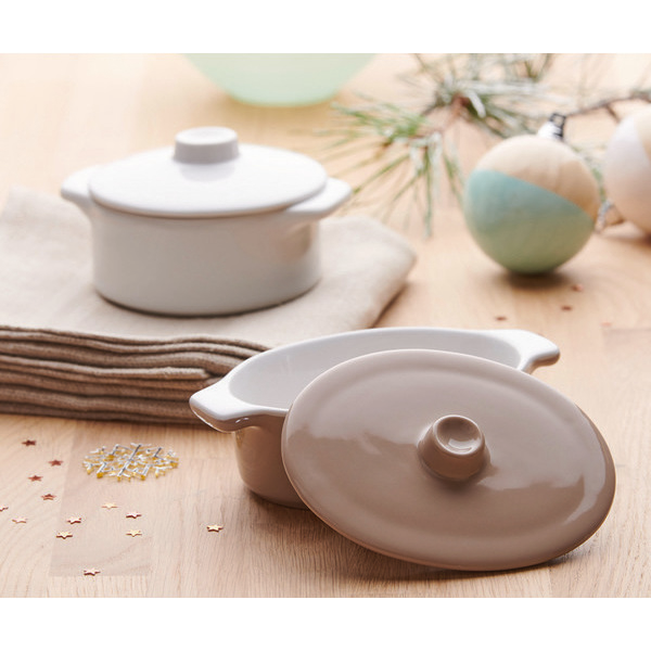 Set de 4 mini cocottes rondes 