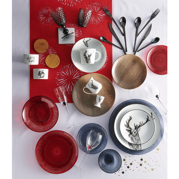 Set de 4 verres à pied baroque