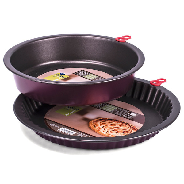 Lot De 2 Moules à Gâteau Ronds En Inox Antiadhésif - 15 Cm - Pour Gâteaux, Brownies, Tartes Et Lasagnes