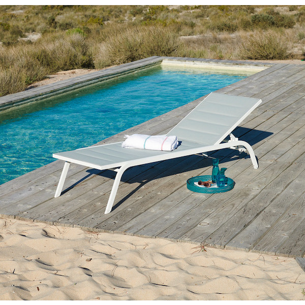 Bain de soleil matelassé Canberra  