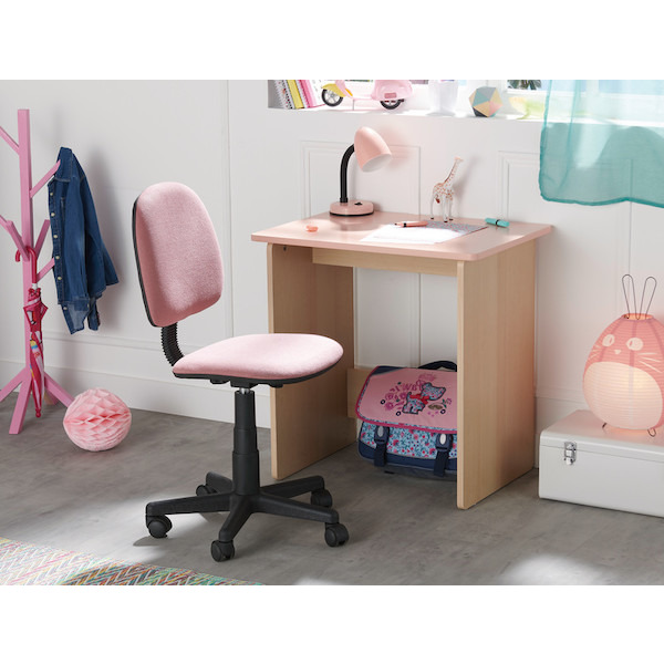 Bureau enfant bicolore enfant coloris chêne/pêche