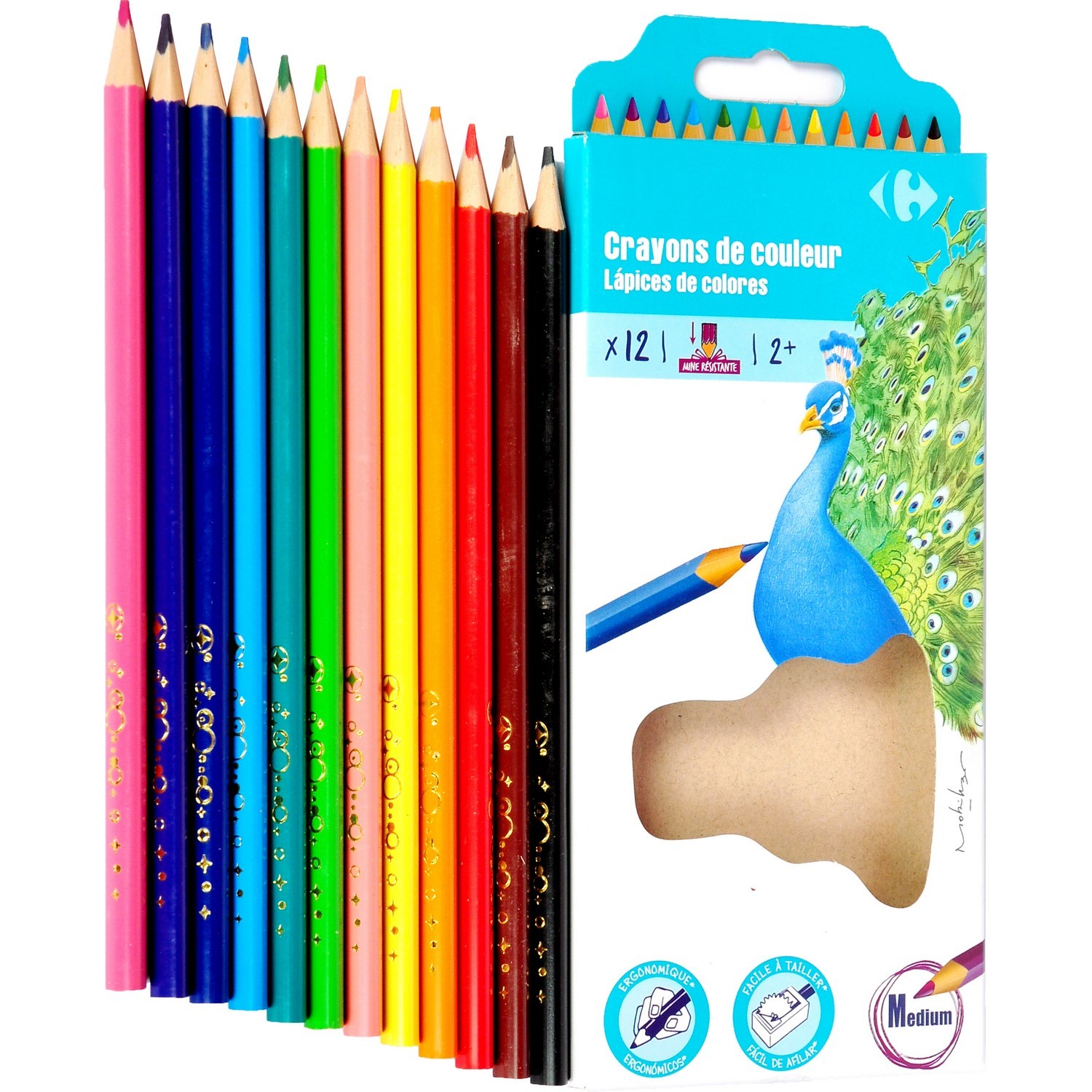 Crayon de couleur medium CARREFOUR