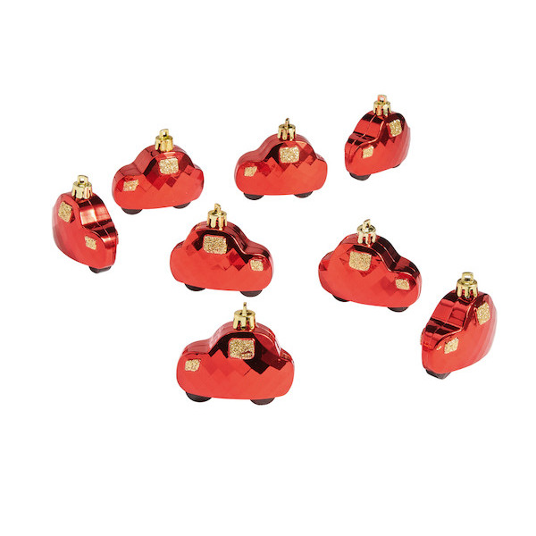 Set 8 décorations voitures à suspendre.
