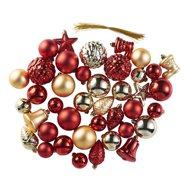 Set de 40 décorations 