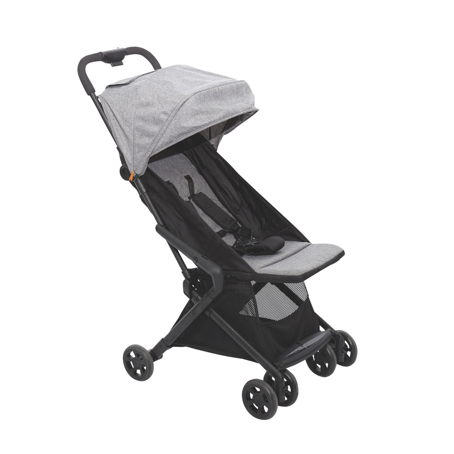 Poussette compacte grise TEX BABY
