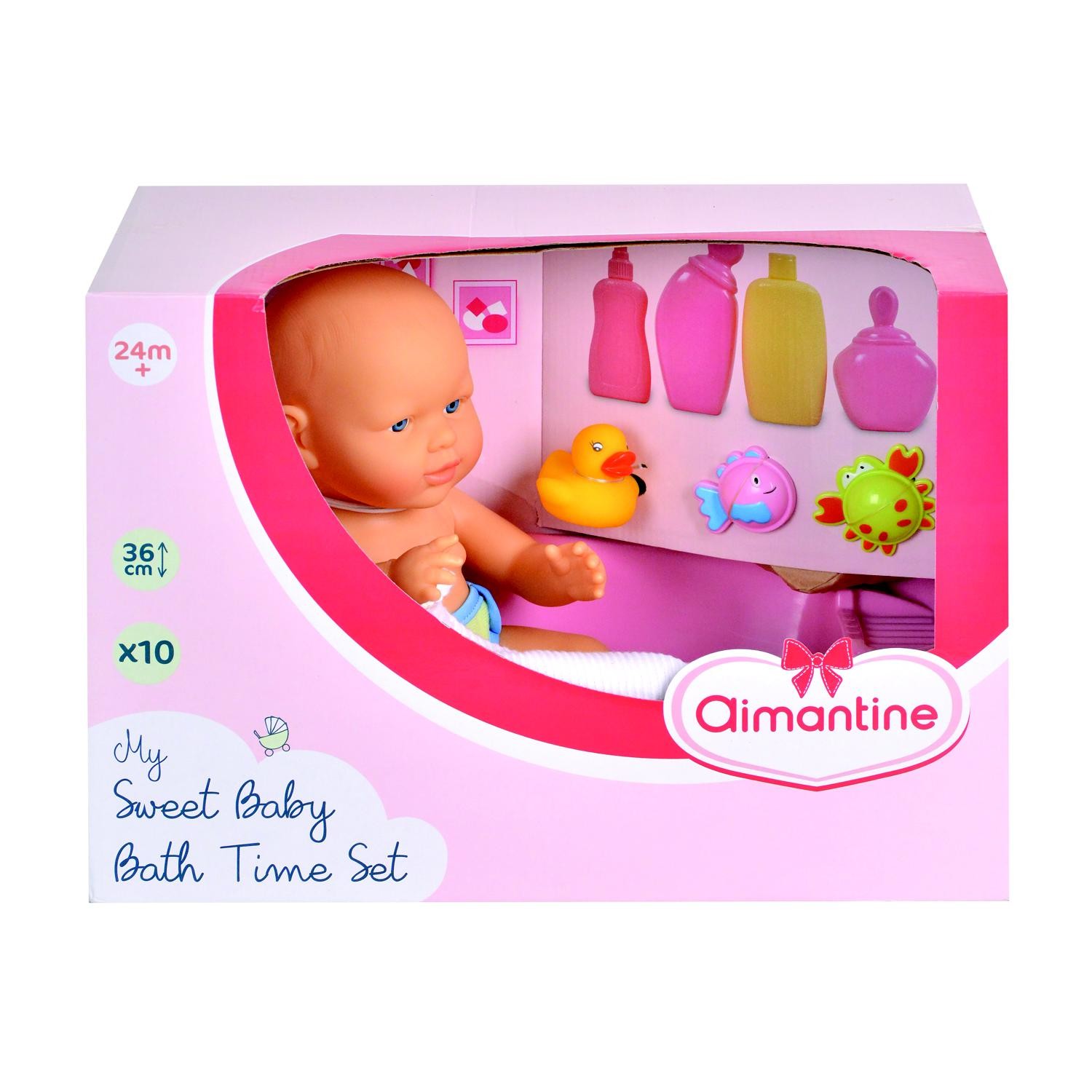 Mon poupon 36 cm Prend son bain, boit et fait p...