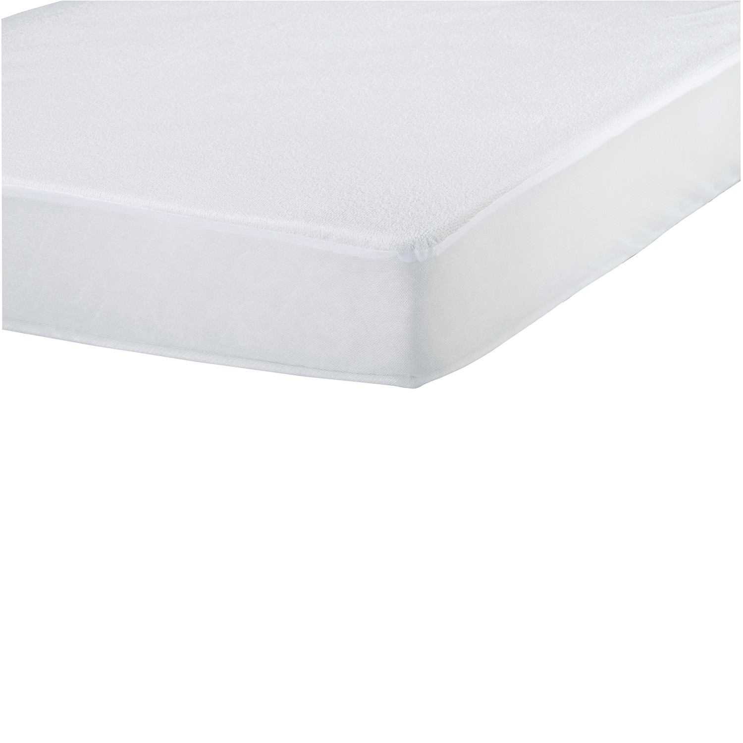 Alèse blanche bouclette imperméable - 90x200cm ...