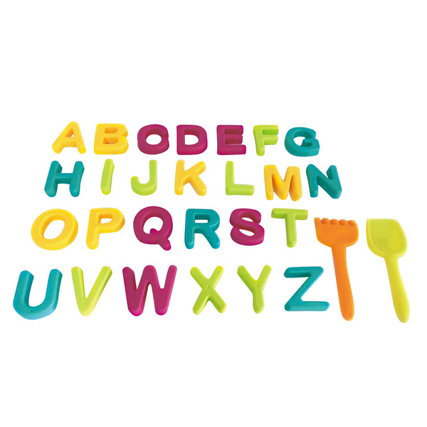 Set de 28 moules lettre 
