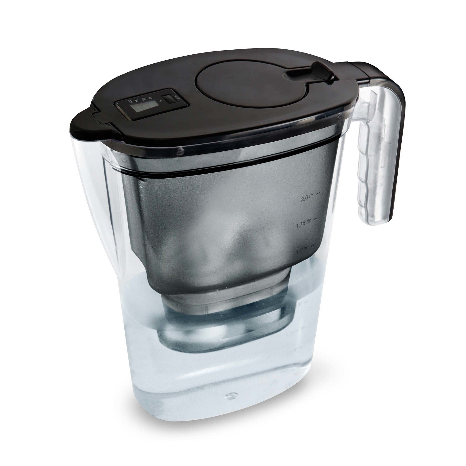 Carafe filtrante noir