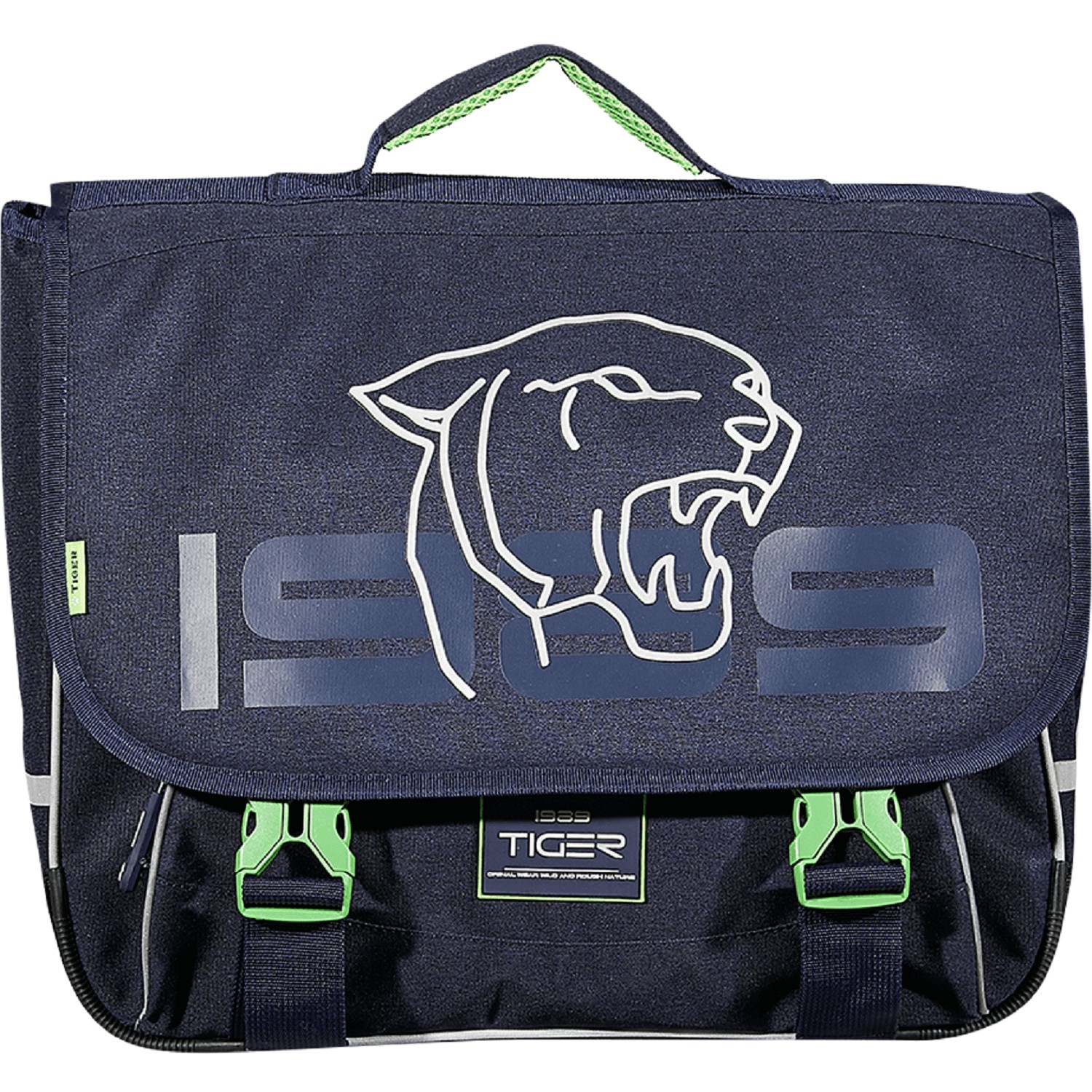 Cartable 1 compartiment bleu maternelle TIGER