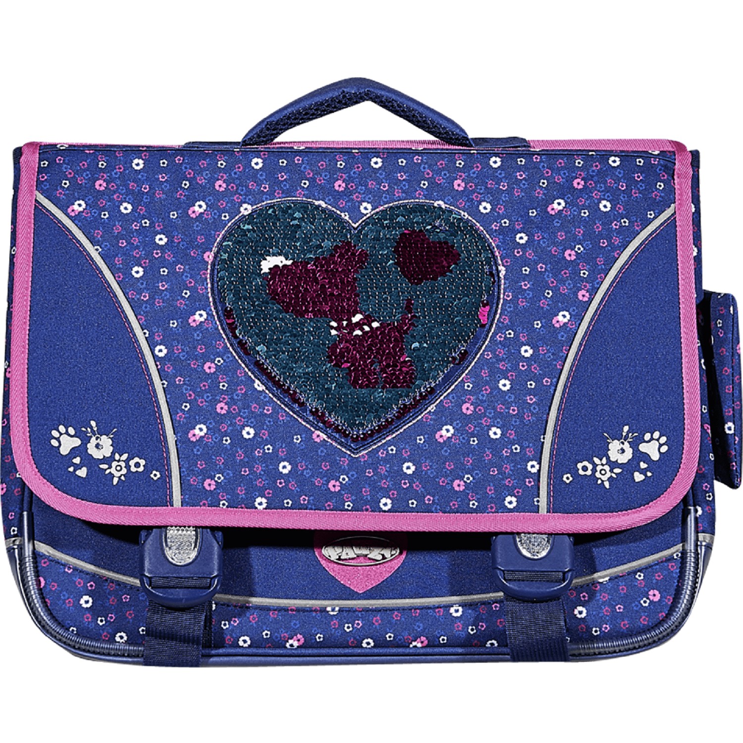 Cartable 38 cm bleu DOG