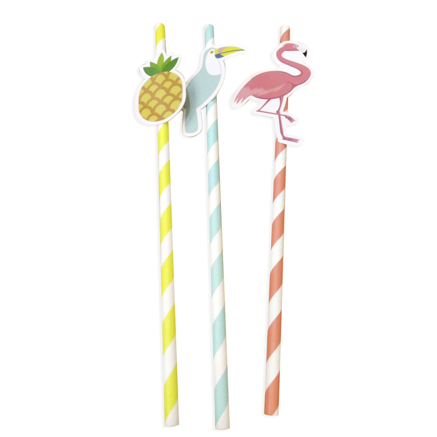 Paille papier décorée CARREFOUR HOME