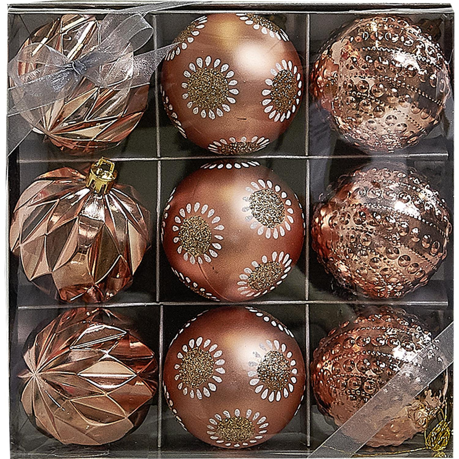 Coffret de boules de Noël  