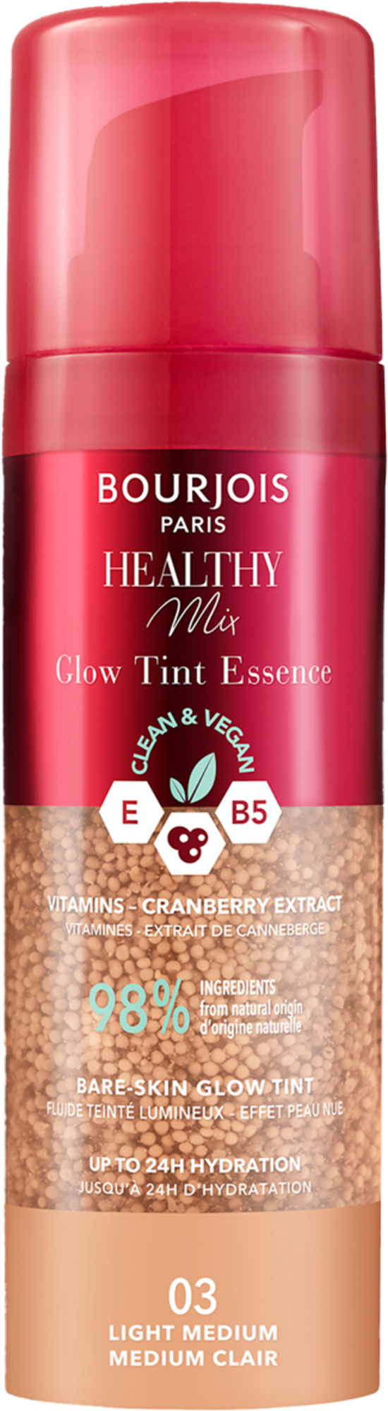 HEALTHY MIX CLEAN DE BOURJOIS FLUIDE TEINT code EAN 3616306327757 