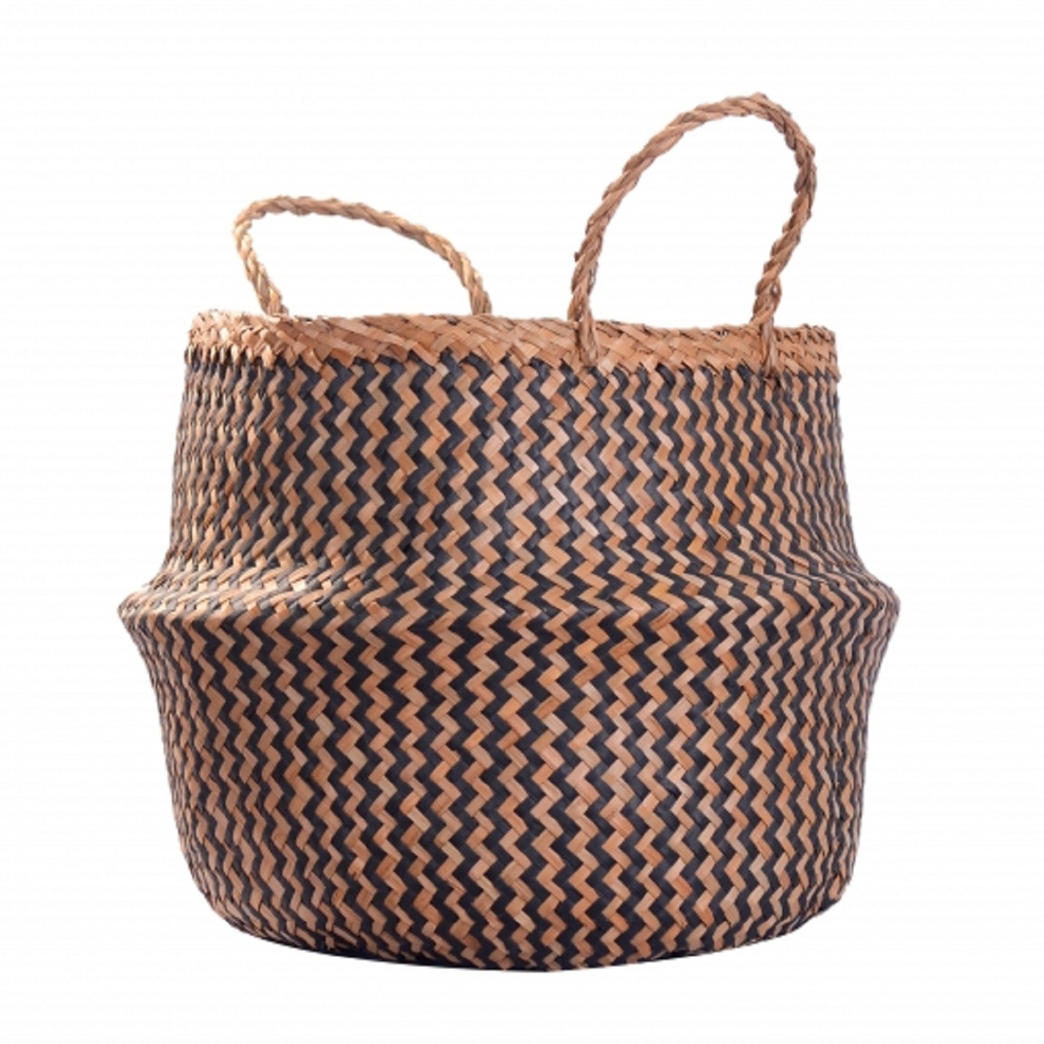 CARREFOUR Panier Aztèque Halong Bay osier 30x30x30cm CARREFOUR code EAN 3616473100788 