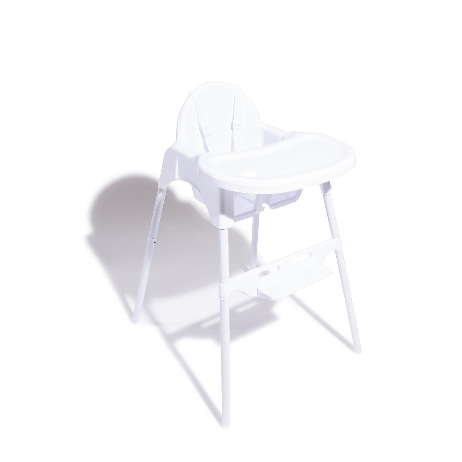 Chaise haute blanc de 6 à 36 mois TEX BASIC