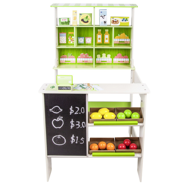 Stand du marché en bois