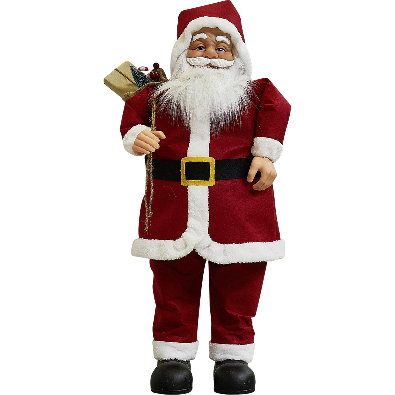 CARREFOUR Père Noël debout 100cm  code EAN 3616473955531 