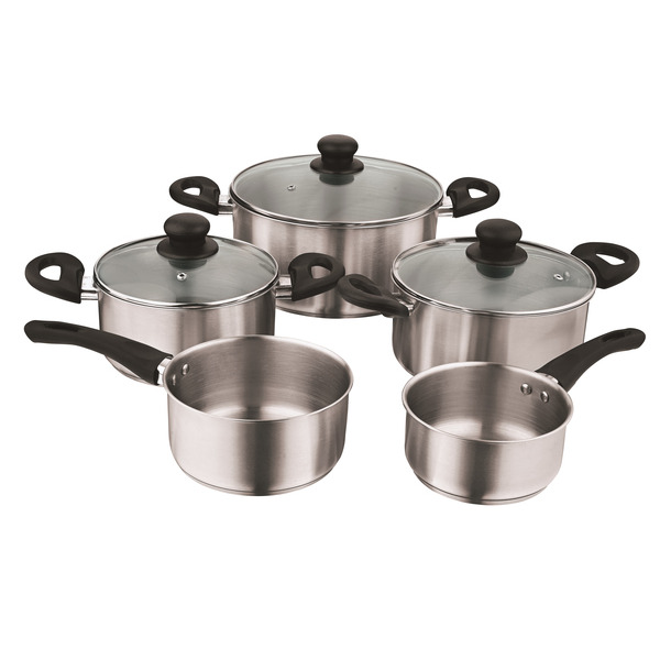 Batterie 8 pièces inox