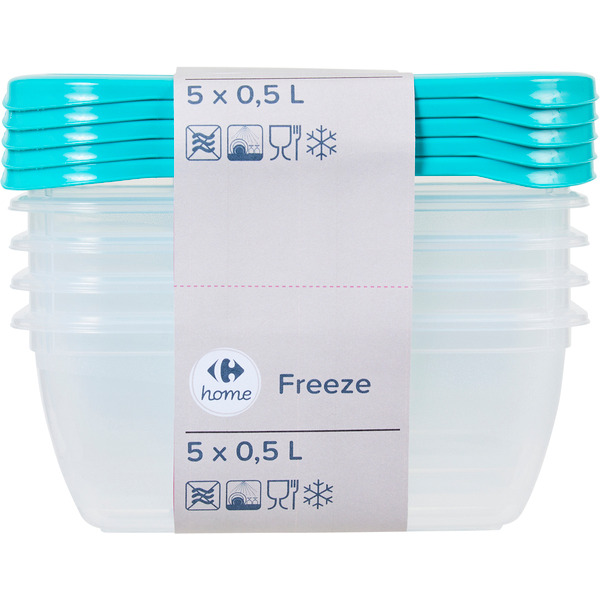 Lot de boites de conservation