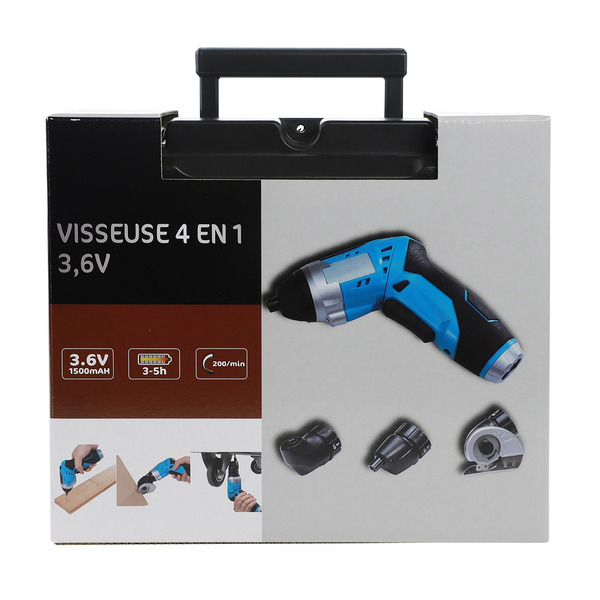 Visseuse 4 en 1 3,6V 3616474434738 
