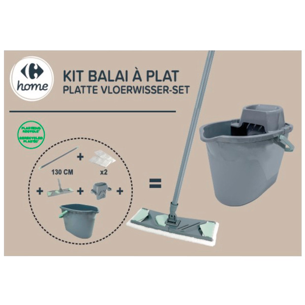 Kit balai à plat essorable