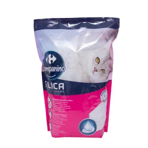 Litière de Silice pour chats