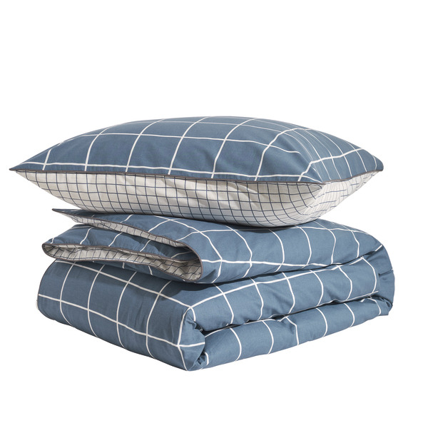 TEX HOME Parure "Junior checks" code EAN 3616475797450 