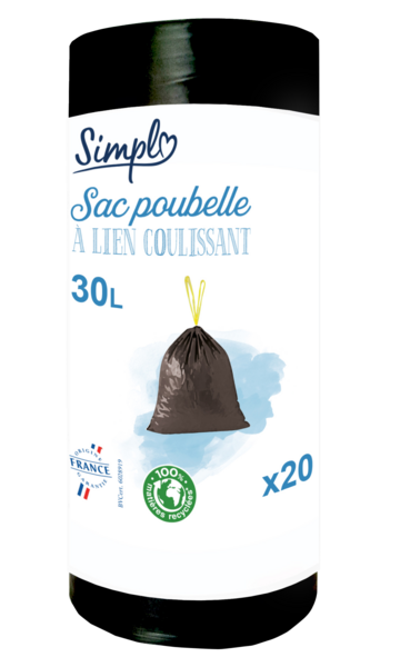 20 sacs poubelle 30 L