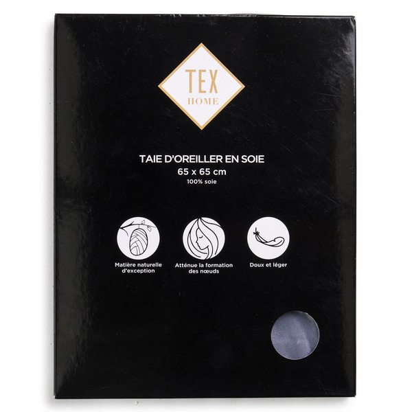 Taie d'oreiller en soie