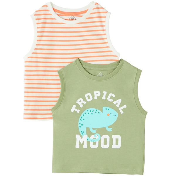 Lot de 2 débardeurs