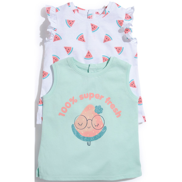Lot de 2 T-shirt bébé fille ou garçon