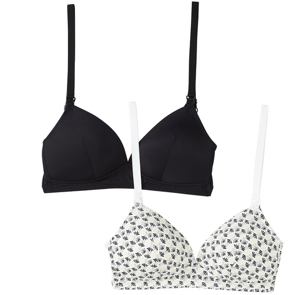 Lot de 2 soutiens gorge d'allaitement